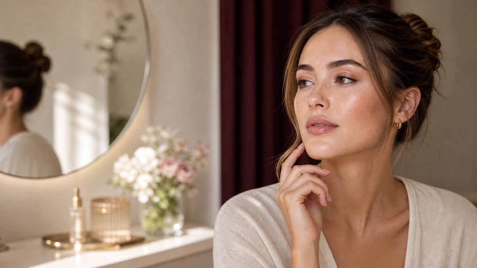 1 ml fillers lappar - konstnarlig beautybild med naturlig lappform