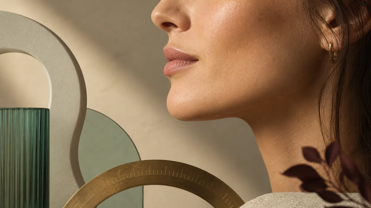 Naturlig l?pp- och k?kprofil f?r l?ppf?rstoring med fillers