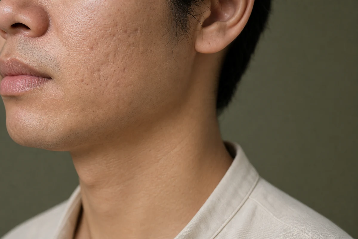 Hudstruktur och milda acne?rr f?r microneedling